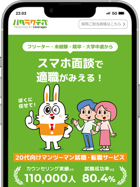 3位 ハタラクティブ